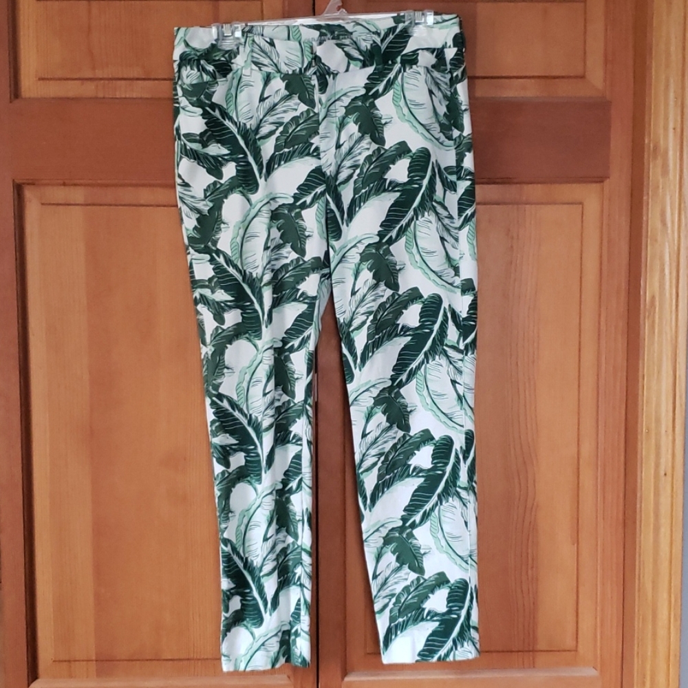 Green Leafy Pixie Pants